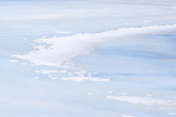 Obraz premium frozen winter river