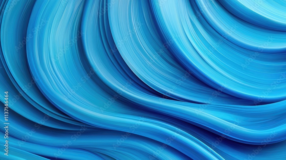 Poster wave abstract background idea. abstract blue waves create a soothing and vibrant visual texture, per