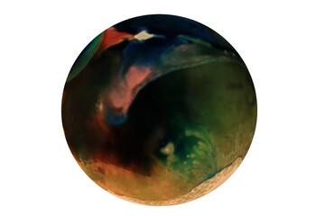 Planets for use in your photos or art images. Made from liquid art using water, paint, soap, oil and inks. Macro photos.