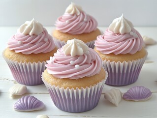 Delicious Pink Frosted Cupcakes for Celebrations