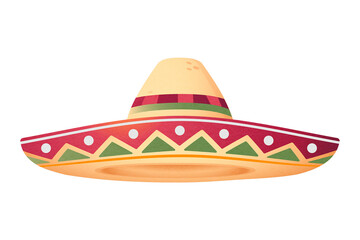 Mexican hat png clipart, party accessory on transparent background