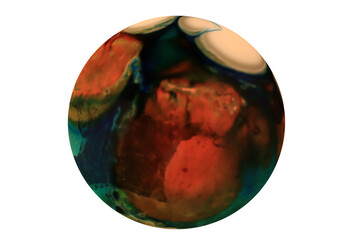 Planets for use in your photos or art images. Made from liquid art using water, paint, soap, oil...
