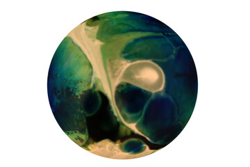 Planets for use in your photos or art images. Made from liquid art using water, paint, soap, oil...