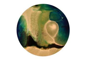 Planets for use in your photos or art images. Made from liquid art using water, paint, soap, oil...