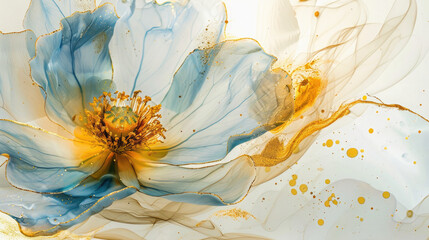 watercolor illustration of a flower