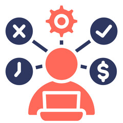 Obraz premium Multitasking Icon