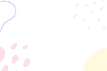 Abstract pastel png border frame, transparent background