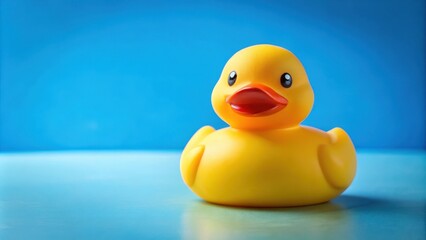 of a rubber duck toy, rubber, duck, toy, yellow,, cute, bath, water, play, soft, plastic, object, childhood, fun, floating