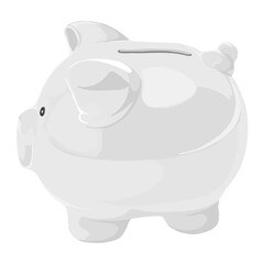 Piggy bank png clipart, savings & finance illustration on transparent background