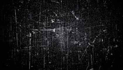 Dusty scratched and scanned old film texture with cracks; dirty grunge style overlay for photo or banner