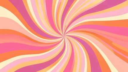 A swirling pattern of pink, orange, and cream colors creating a vibrant, dynamic visual effect.