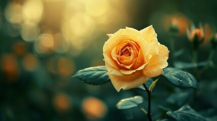 Colorful rose background, wallpaper with Generative AI technology