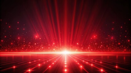 Naklejka premium Abstract background of red light glowing in the dark, red, light, abstract, background, glow, dark, vibrant, color, illuminated