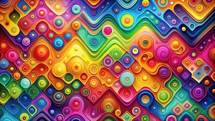 Vibrant and abstract colorful background with unique patterns, abstract, vibrant, colorful, background, texture, artistic