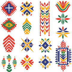 Fototapeta premium Colorful Geometric Patterns for Creative Projects