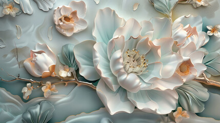 flowers in the water