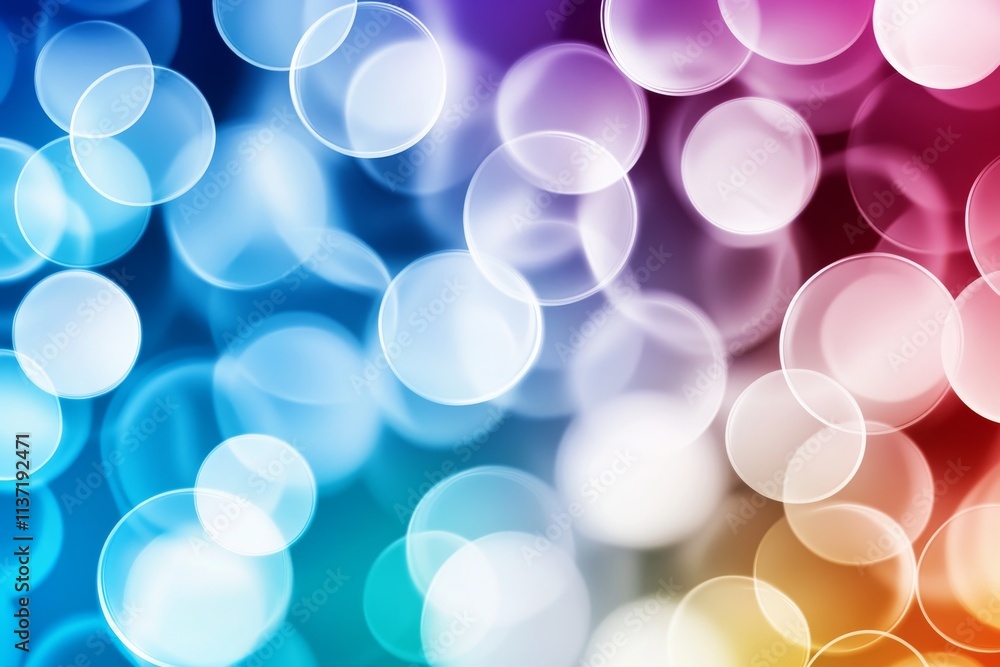 Poster colorful bokeh lights creating vibrant atmosphere abstract background dynamic viewpoint for visual i