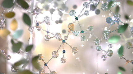 Natural Process of Transpiration in Plants Water Cycle Leaves Photosynthesis and Evaporation Growth in Environment