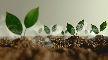 Natural Process of Transpiration in Plants Soil Environment Growth Cycle Sunlight Energy Humidity and Water Balance