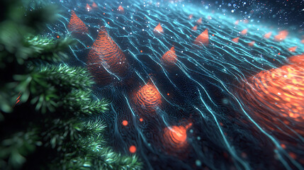 Natural Processes of Water and Oxygen in Plants Stomata Transpiration and Photosynthesis Cycle in Nature