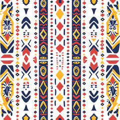 Obraz premium Vibrant Geometric Pattern with Bold Colors