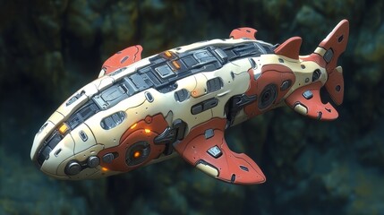 Futuristic Spaceship Design