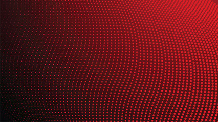 Red gradient with halftone abstract background for backdrop or presentation