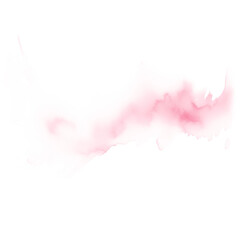 Obraz premium Ink splash of fuchsia color on a transparent background