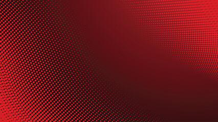 Red gradient with halftone abstract background for backdrop or presentation