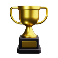 trophy 3d Render Icons