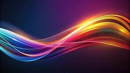 Fototapeta premium Flowing curve lines background, rendering, abstract, design, pattern, smooth, modern, wave, digital, elegant, artistic