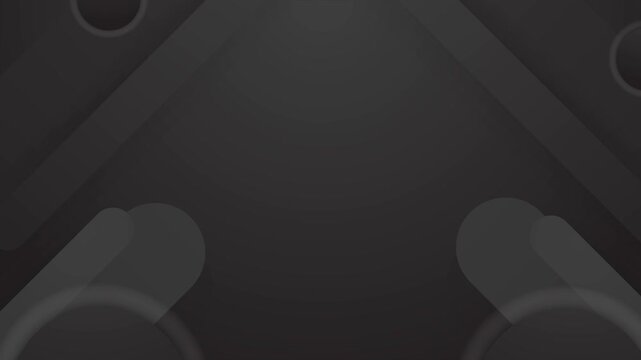 a geometric layout in abstract shades of black and gray seamless 4k video background motion pop art design