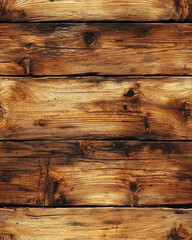 Naklejka premium Rustic wood texture pattern with natural grain and warm tones
