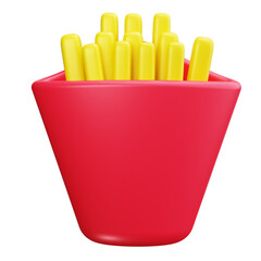 french 3d Render Icons