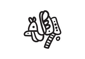 Doodle Graffiti Monster