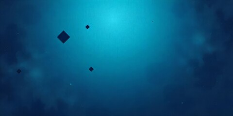 Deep Azure Water, Subtle Dark Shapes