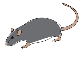 Rats in the form of continuous lines and can be edited later.