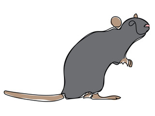 Rats in the form of continuous lines and can be edited later.