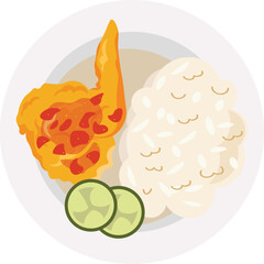 Taste of Indonesia: A Set of 10 Traditional Food Illustrations
