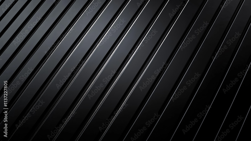 Aufkleber diagonal black stripes creating modern abstract background