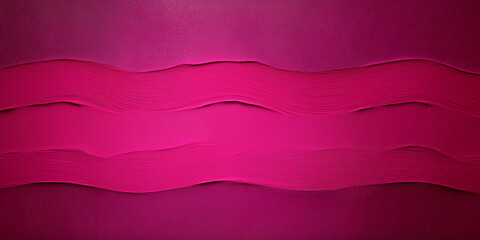 Magenta pink brush strokes creating wavy pattern background texture