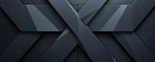 Abstract Geometric Pattern in Dark Tones