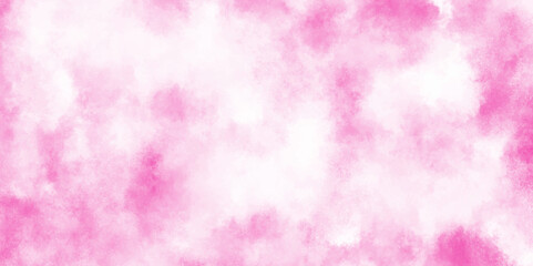 pink texture with clouds and grunge white stains, watercolor stain of pink paint with washes of watercolor, aquarelle paint paper textured canvas of pink soft color stains and splashes.