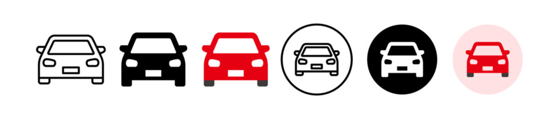 Icons for car, cab, car rental, etc.