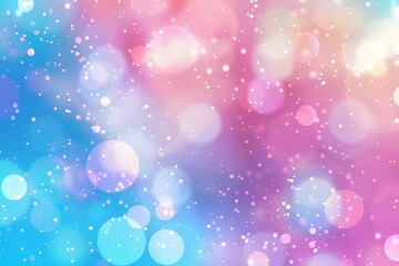 Colorful abstract bokeh background in soft pastels.