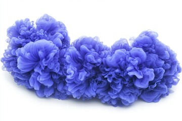 Obraz premium Abstract Blue Ink Cloud in Water