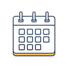 conic Desk Calendar Illustration