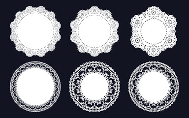 Elegant Lace Circle Frames Bundle SVG – Intricate Round Frame Design Collection

