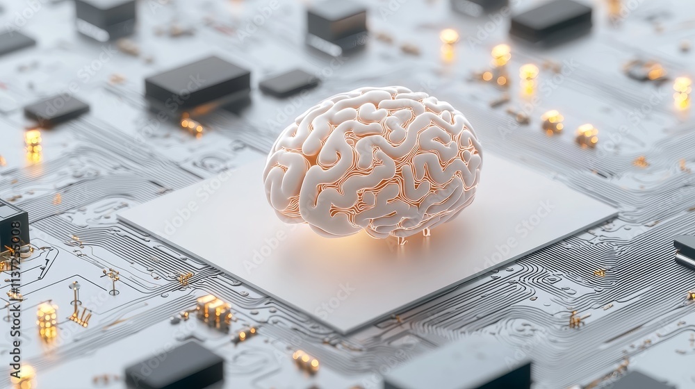 Poster neural interface technology enhancing cognitive abilities digital lab