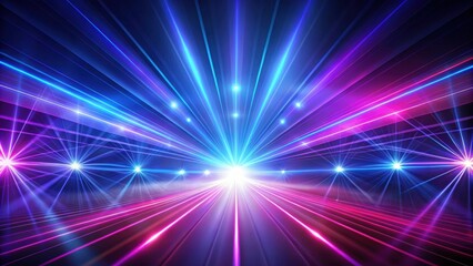 Naklejka premium Shiny blue and purple laser beam lights overlay background, laser, beam, lights, shiny, blue, purple, overlay